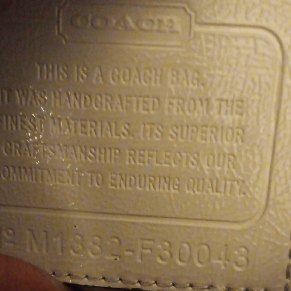 Coach Tan and Cream Crossbody Bag - Picture 5 of 9
